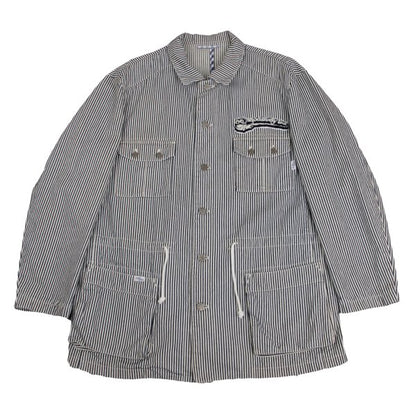 Papas VEGAS JEANS Back Logo Coverall Jacket Blue Size 50L