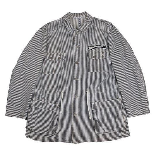 Papas VEGAS JEANS Back Logo Coverall Jacket Blue Size 50L