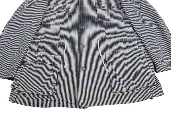 Papas VEGAS JEANS Back Logo Coverall Jacket Blue Size 50L