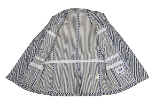 Papas VEGAS JEANS Back Logo Coverall Jacket Blue Size 50L