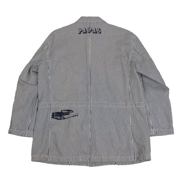 Papas VEGAS JEANS Back Logo Coverall Jacket Blue Size 50L