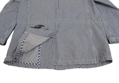 Papas VEGAS JEANS Back Logo Coverall Jacket Blue Size 50L