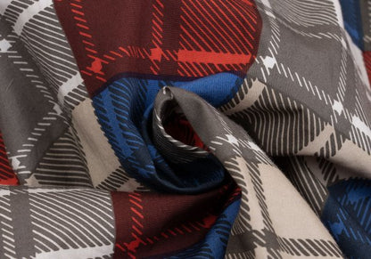 Thierry Mugler Cotton Check Print Dress Multi Size 7AR