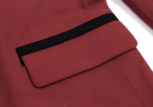 Jean Paul GAULTIER HOMME Wool Mao Jacket Bordeaux Size 48