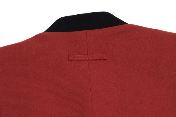 Jean Paul GAULTIER HOMME Wool Mao Jacket Bordeaux Size 48
