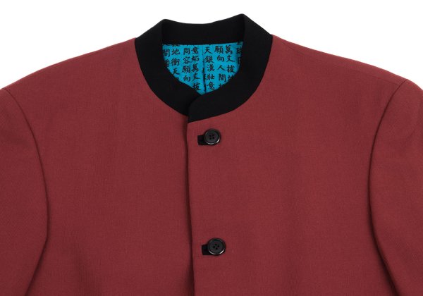 Jean Paul GAULTIER HOMME Kanji Lining Suit Red Size 48