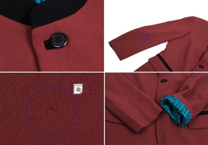 Jean Paul GAULTIER HOMME Kanji Lining Suit Red Size 48
