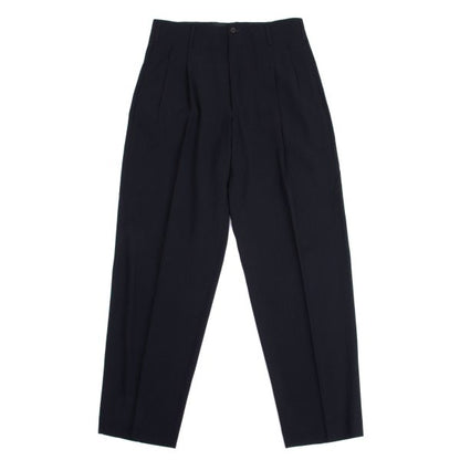 Jean Paul GAULTIER HOMME Wool Tuck Pants Navy Size 48