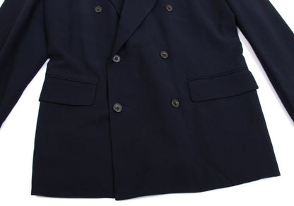 Jean Paul GAULTIER HOMME Wool Double Suit Navy Size 50