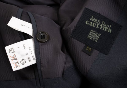 Jean Paul GAULTIER HOMME Wool Gabardine Jacket Gray Size 50