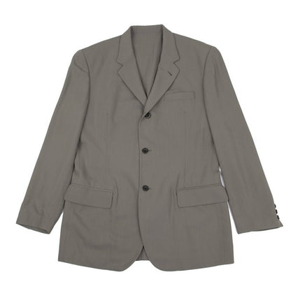 Jean Paul GAULTIER HOMME Nylon Wool Blazer Green Size 50