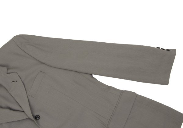 Jean Paul GAULTIER HOMME Nylon Wool Blazer Green Size 50