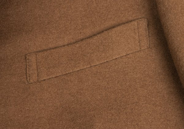 Paul Smith Cashmere Blend Flannel Double Jacket Brown Size L
