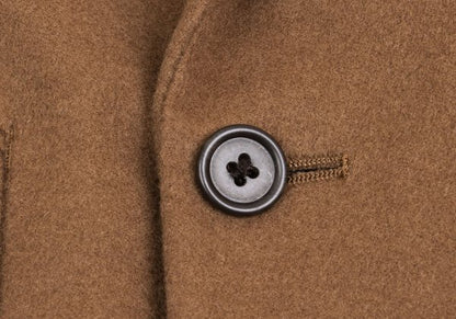 Paul Smith Cashmere Blend Flannel Double Jacket Brown Size L