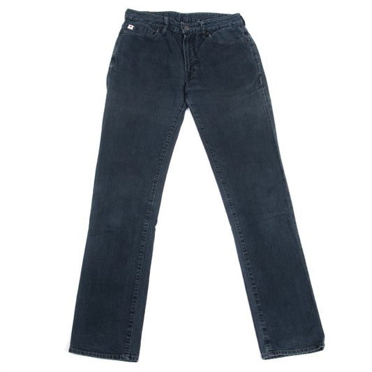 45rpm Indigo Dye Leather Patch Jeans Blue Size 28