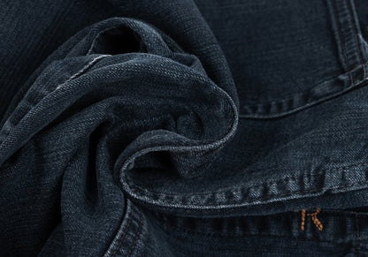 45rpm Indigo Dye Leather Patch Jeans Blue Size 28
