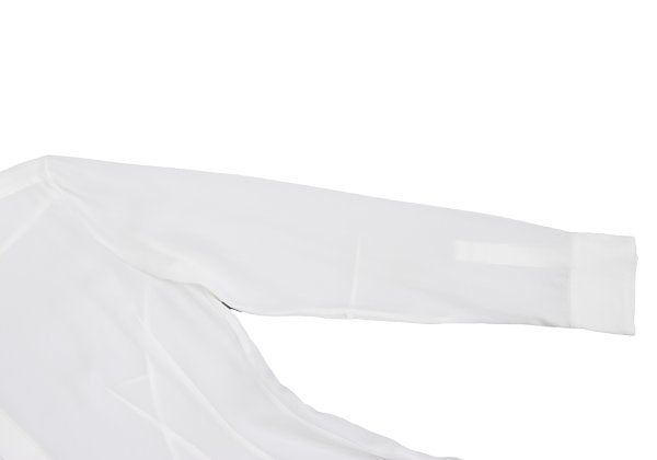 Y's Acetate Poly Fly Front Shirt White Size 40
