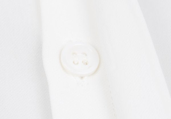 Y's Acetate Poly Fly Front Shirt White Size 40