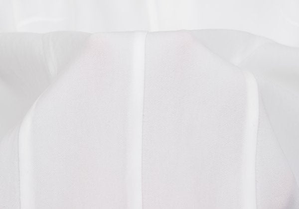 Y's Acetate Poly Fly Front Shirt White Size 40
