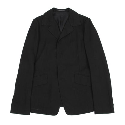 Y's Wool Snap Tailored Blazer Black Size 3