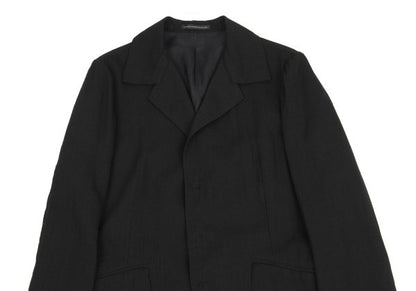 Y's Wool Snap Tailored Blazer Black Size 3