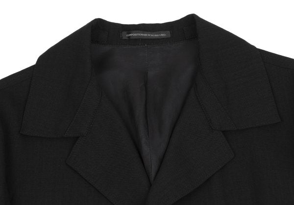 Y's Wool Snap Tailored Blazer Black Size 3