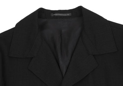 Y's Wool Snap Tailored Blazer Black Size 3