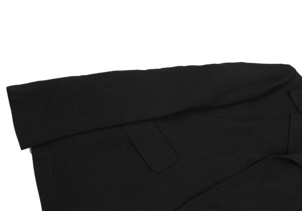 Y's Wool Snap Tailored Blazer Black Size 3
