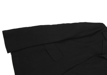 Y's Wool Snap Tailored Blazer Black Size 3