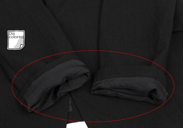 Y's Wool Snap Tailored Blazer Black Size 3