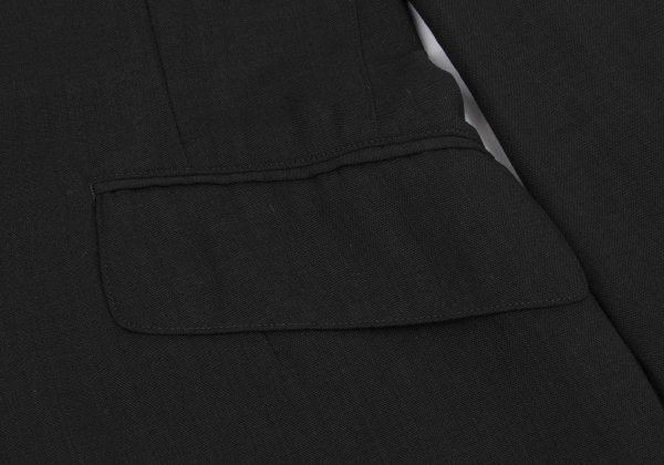 Y's Wool Snap Tailored Blazer Black Size 3