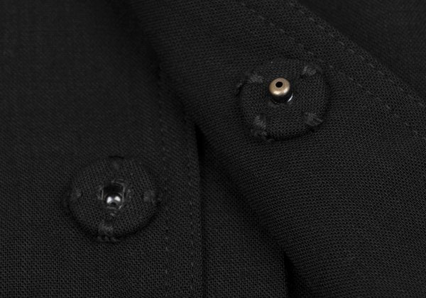 Y's Wool Snap Tailored Blazer Black Size 3