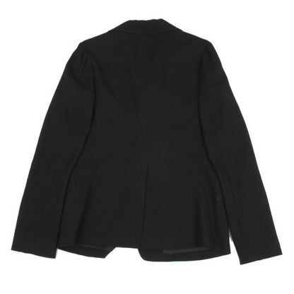 Y's Wool Snap Tailored Blazer Black Size 3