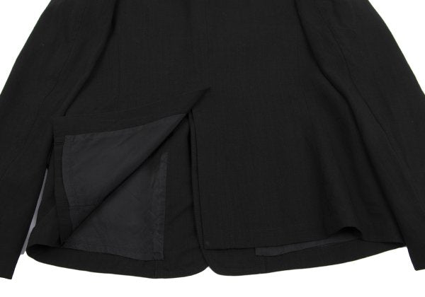Y's Wool Snap Tailored Blazer Black Size 3