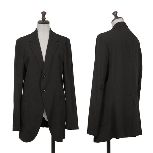 Y's Wool Rayon 2B Jacket Black Size 2