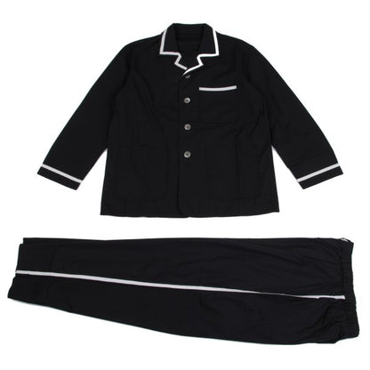 Y's for living Black White Cotton Broad Pajama Pants Size L