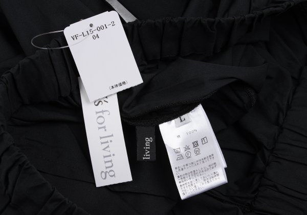 Y's for living Black White Cotton Broad Pajama Pants Size L