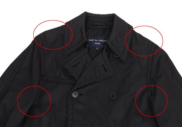 COMME des GARCONS HOMME Cotton Half Coat Charcoal Size S
