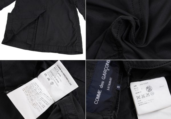 COMME des GARCONS HOMME Cotton Half Coat Charcoal Size S