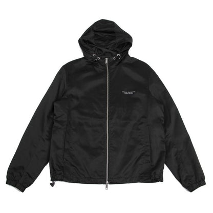 ARMANI EXCHANGE Poly Logo Double Zip Black Size M