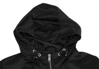 ARMANI EXCHANGE Poly Logo Double Zip Black Size M