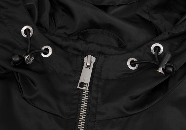 ARMANI EXCHANGE Poly Logo Double Zip Black Size M