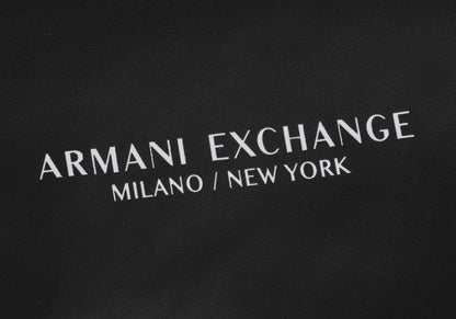 ARMANI EXCHANGE Poly Logo Double Zip Black Size M