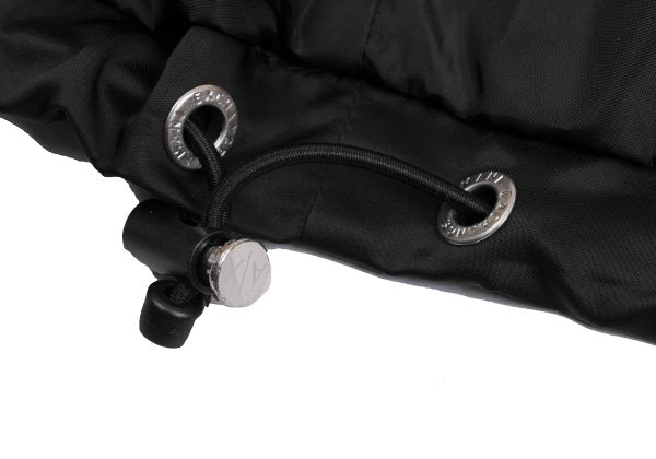 ARMANI EXCHANGE Poly Logo Double Zip Black Size M