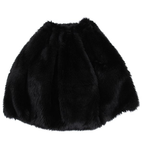 COMME des GARCONS 23AW Faux Fur Volume Skirt Black Size S