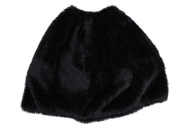 COMME des GARCONS 23AW Faux Fur Volume Skirt Black Size S