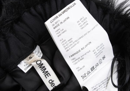 COMME des GARCONS 23AW Faux Fur Volume Skirt Black Size S