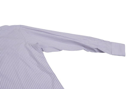 GUCCI Purple Cotton Stripe Shirt Size 42