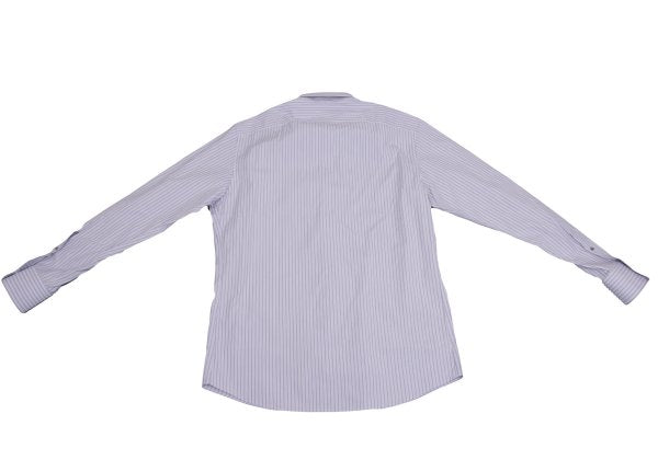 GUCCI Purple Cotton Stripe Shirt Size 42