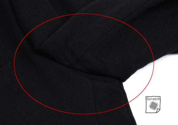 Paul Smith Wool Zip Design Blazer Black Size XL